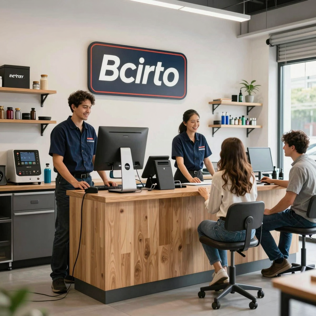 Auto Repair Shop Interior