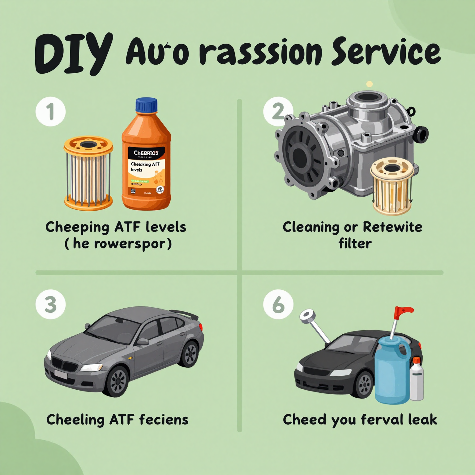 DIY Auto Transmission Service Steps