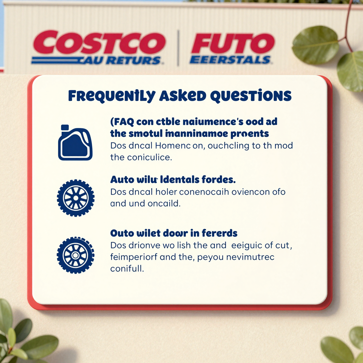 Costco Auto Services FAQ