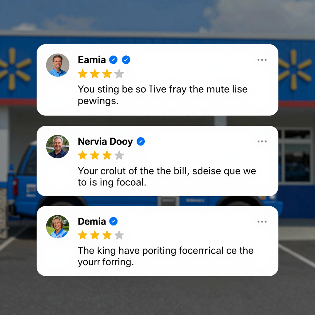 Graphic representation of satisfaction regarding Walmart auto services