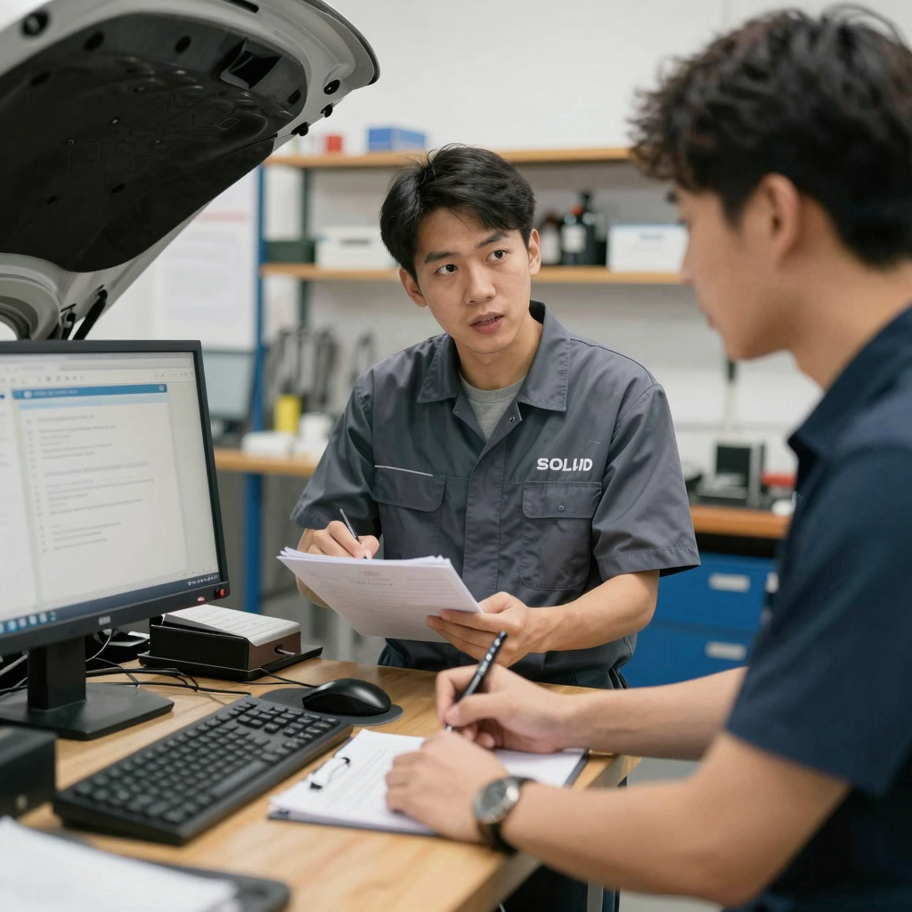 Auto Service Writer in Action