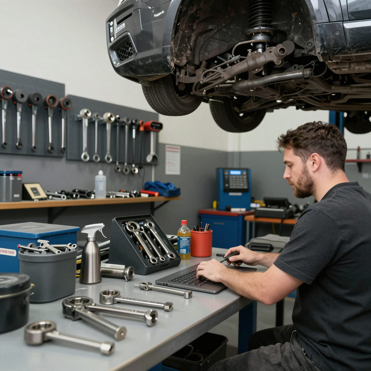 A Well-Organized Auto Repair Workshop