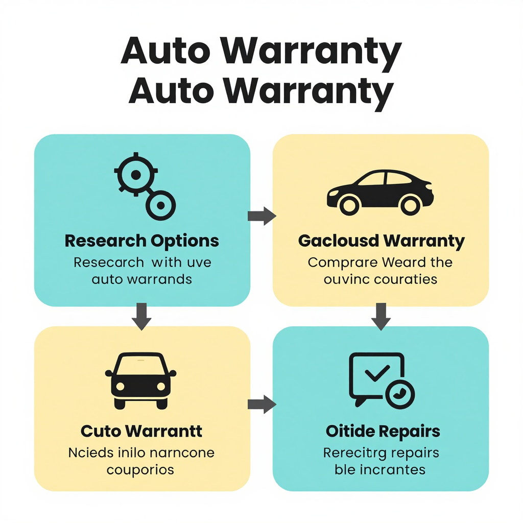 Auto Warranty Process Infographic