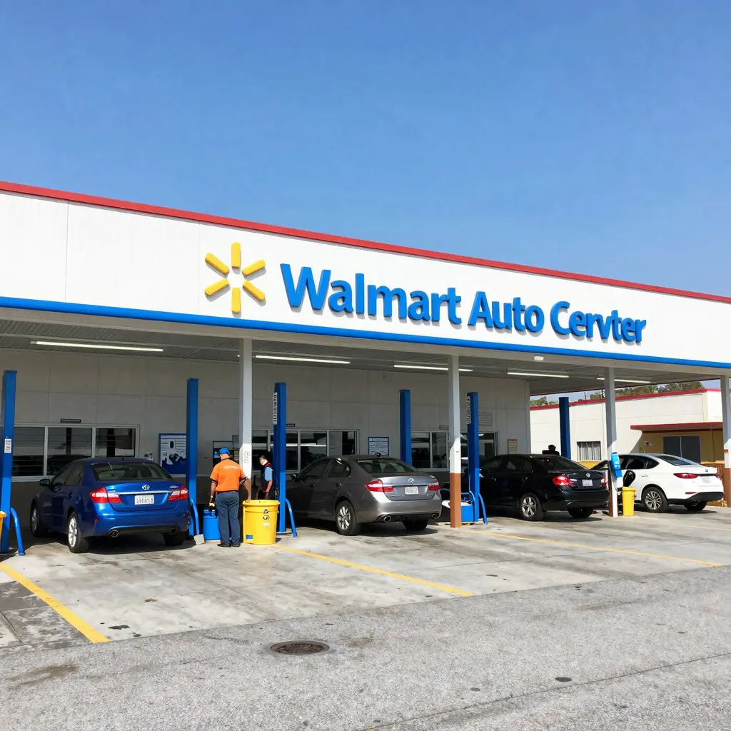 Walmart Auto Center Exterior