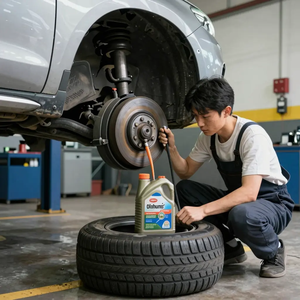 Vehicle maintenance services including oil changes and tire rotations