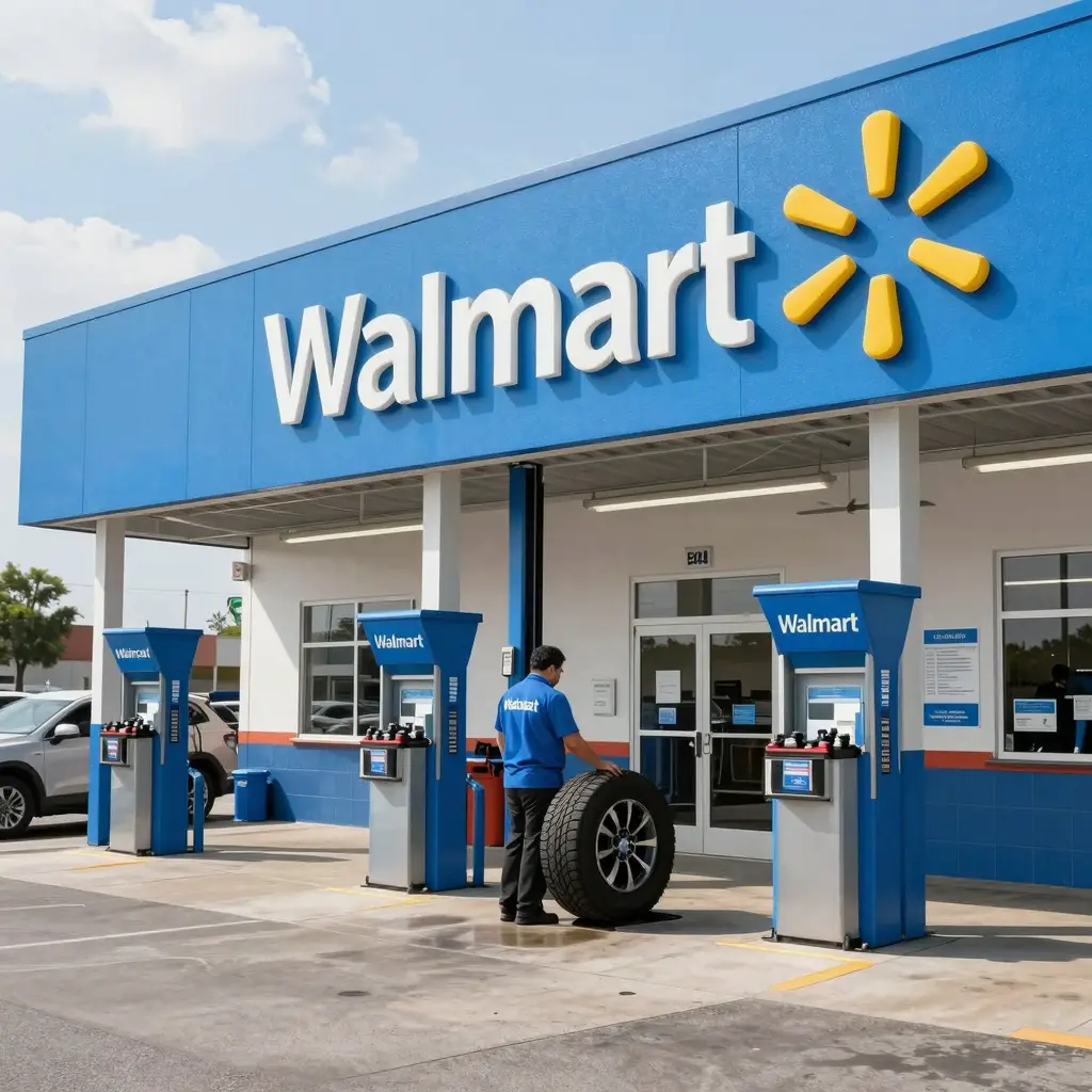 Walmart Auto Center Exterior