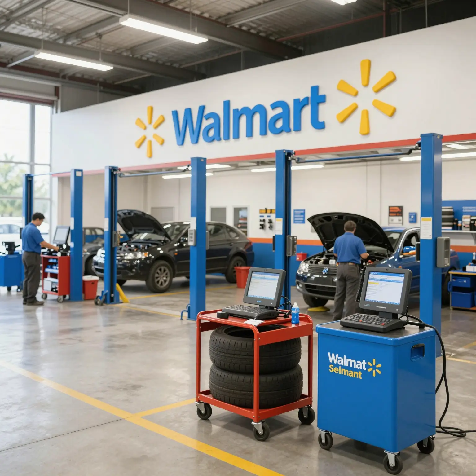 Walmart Auto Service Area