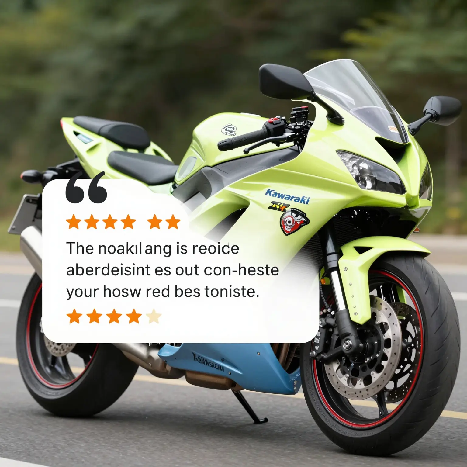 Testimonial about ZX6R Fairings
