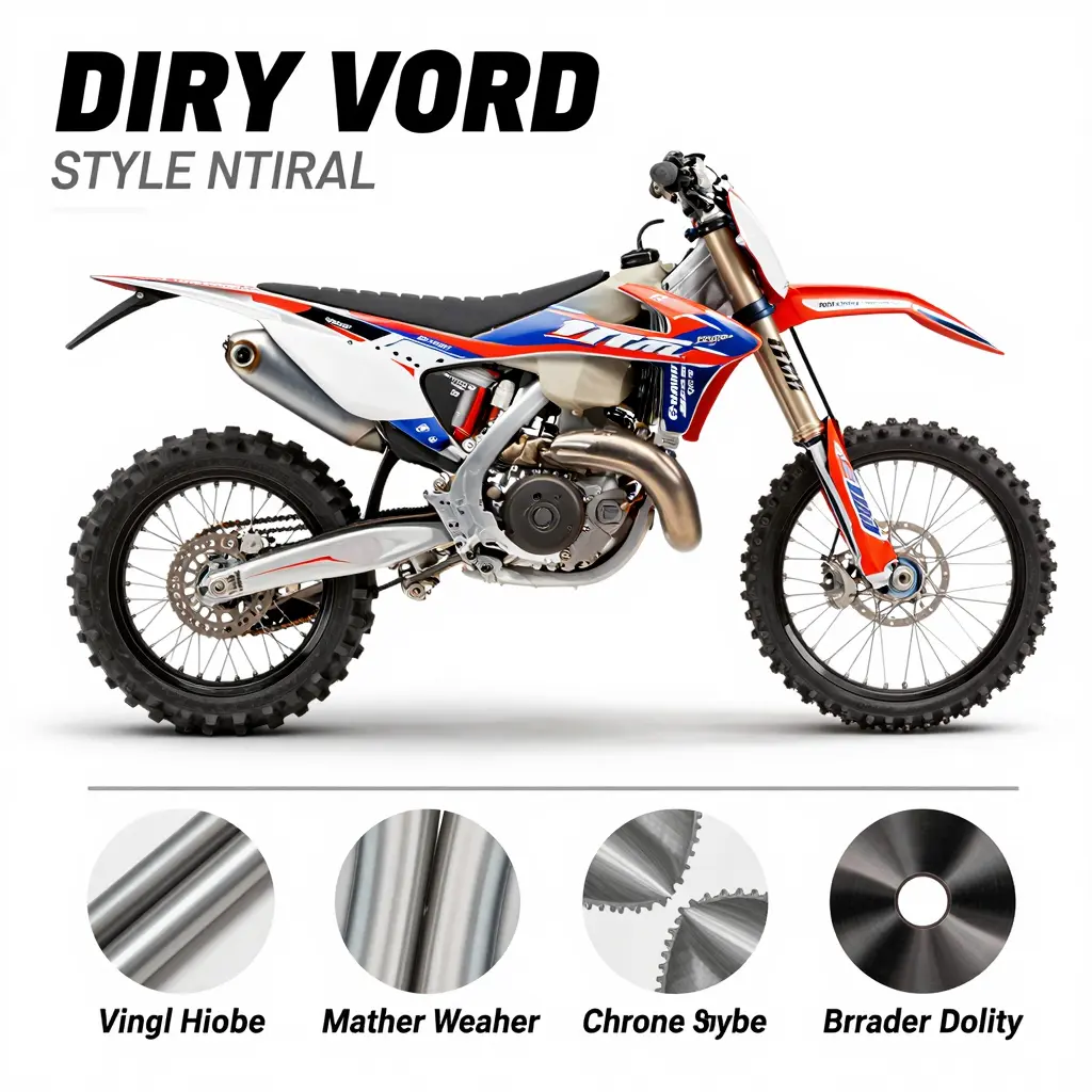 Materials Used in Dirt Bike Graphics